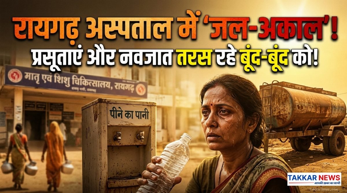 Thirst or insensitivity of the system? 45°C की झुलसाती गर्मी में रायगढ़ के मातृ-शिशु अस्पताल में जल-अकाल, बूंद-बूंद को तरस रहीं प्रसूताएं..!!