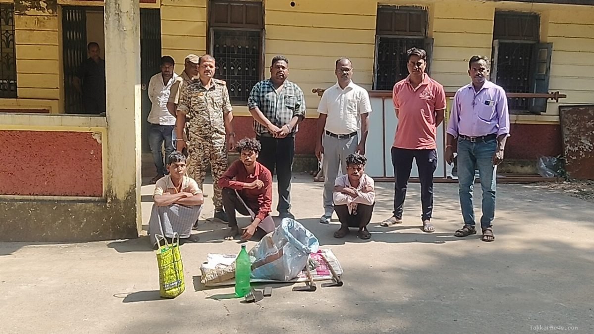 रायगढ़ में वन विभाग के उड़नदस्ते का बड़ा एक्शन: तिलगा में जंगली सूअर का शिकार कर मांस का सौदा कर रहे 3 तस्कर रंगे हाथ गिरफ्तार..