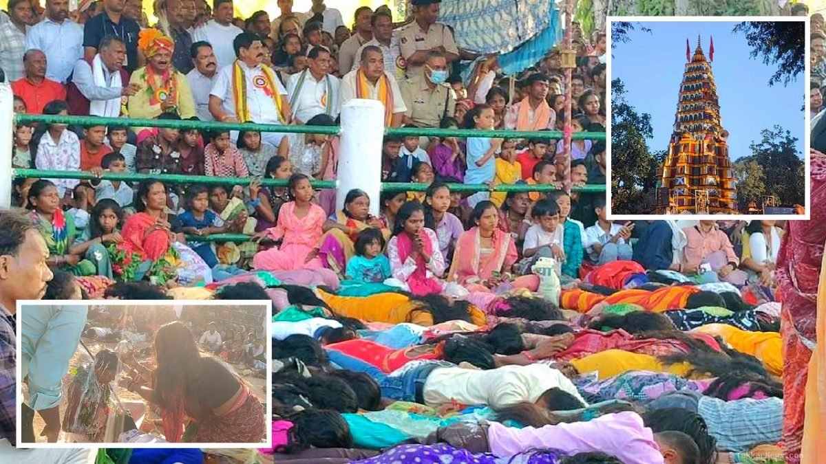 कर्मागढ़ में 550 वर्षों से जीवंत मां मानकेश्वरी की बलपूजा: राजपरिवार संग पहुंचे सांसद देवेंद्र प्रताप, 100 से अधिक बकरों की दी गई बलि..